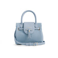 Fairfax & Favor Mini Windsor Handbag - Sky Blue Suede