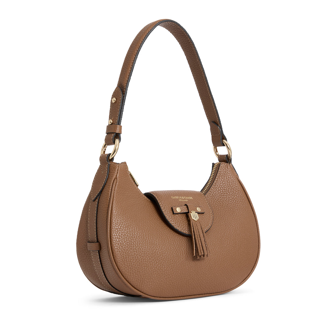 Fairfax & Favor Ladies Windsor Tan Leather Shoulder Bag