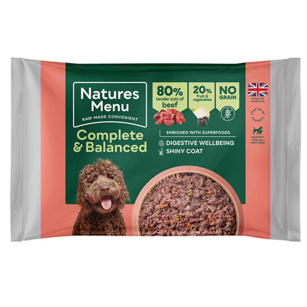 Natures Menu Raw Frozen 80% Beef Block