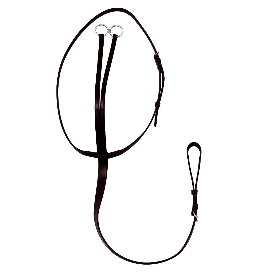 The Premier Equine Fuscaldo Running Martingale in Black#Black