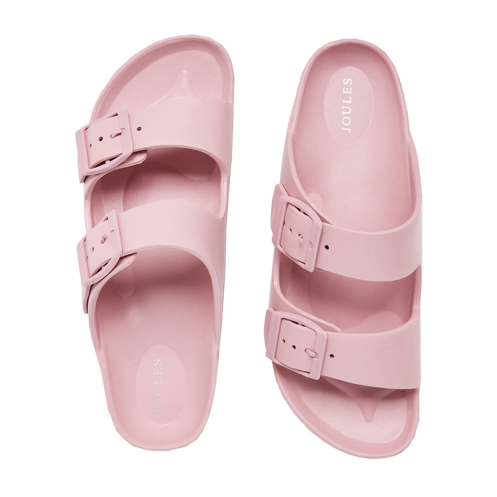 Joules Ladies Sunseeker Sliders#Pink