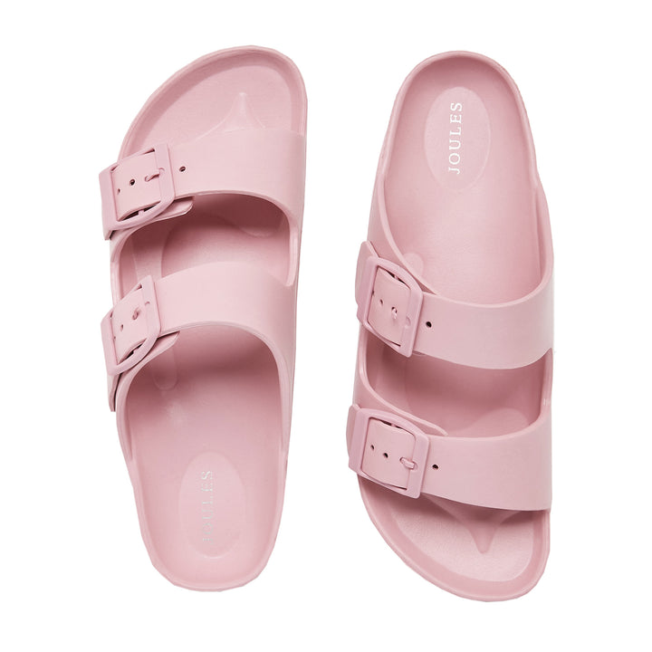 Joules Ladies Sunseeker Sliders#Pink