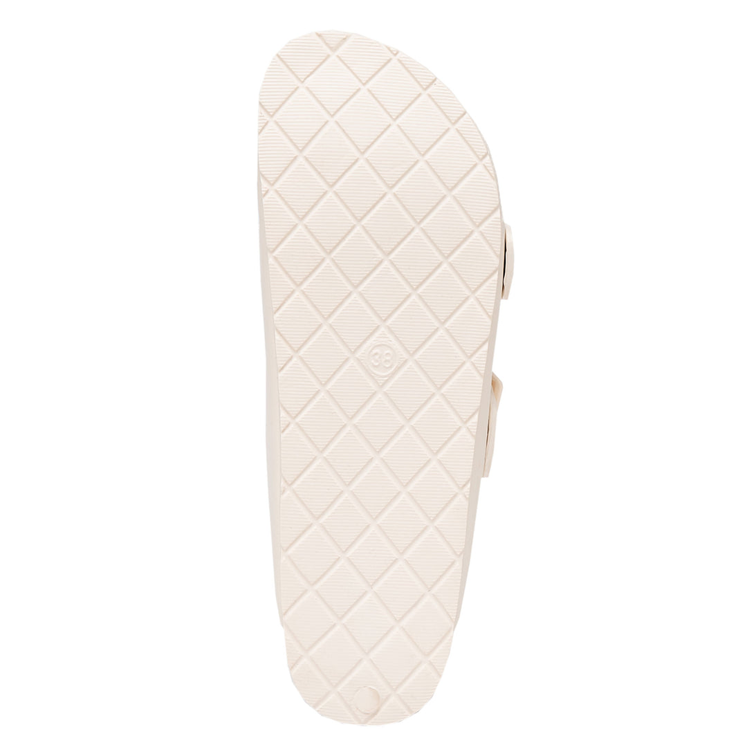 Joules Ladies Sunseeker Sliders#White