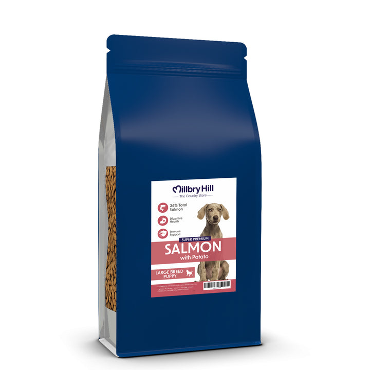 Millbry Hill Super Premium Large Breed Puppy Food with Salmon & Potato 1.5kg