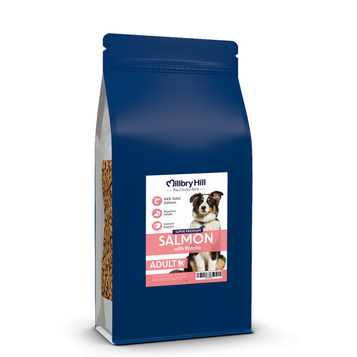 Millbry Hill Super Premium Adult Dog Food with Salmon & Potato 1.5kg