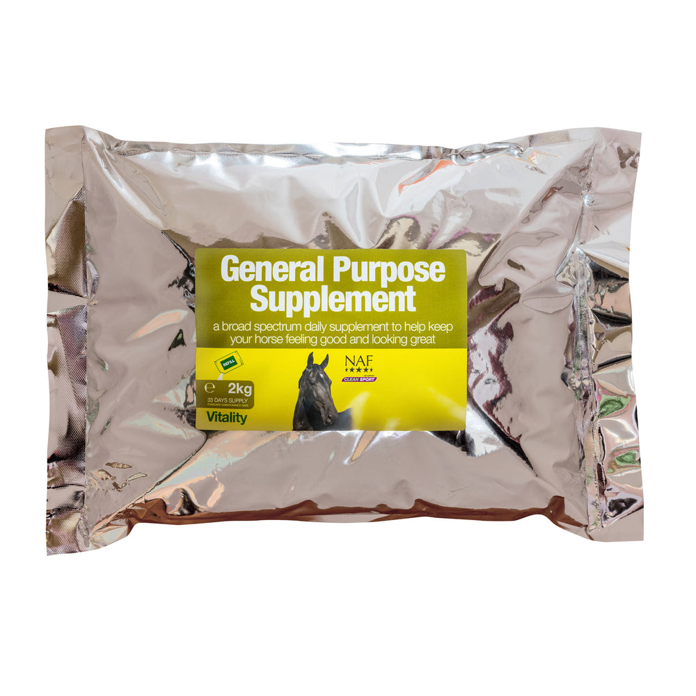 NAF General Purpose Supplement for Horses and Ponies 2kg refill