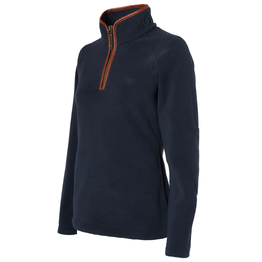 Holland Cooper Ladies Country Fleece Half Zip#Navy