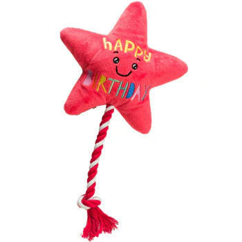 House Of Paws Star Balloon with Rope Toy