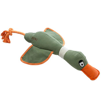 House Of Paws Duck Canvas Thrower Dog Toy