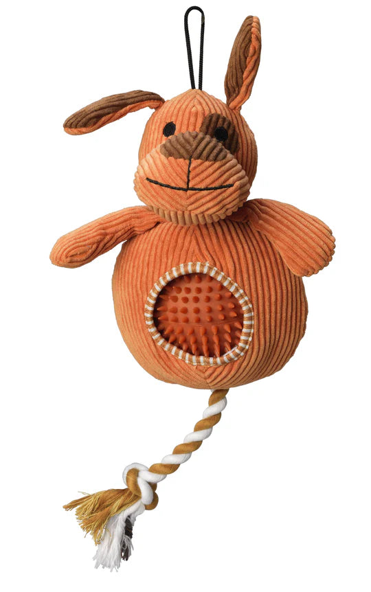 House Of Paws Dog Cord Toy with Spiky Ball