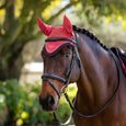 LeMieux Loire Fly Hood - Navy/Cranberry