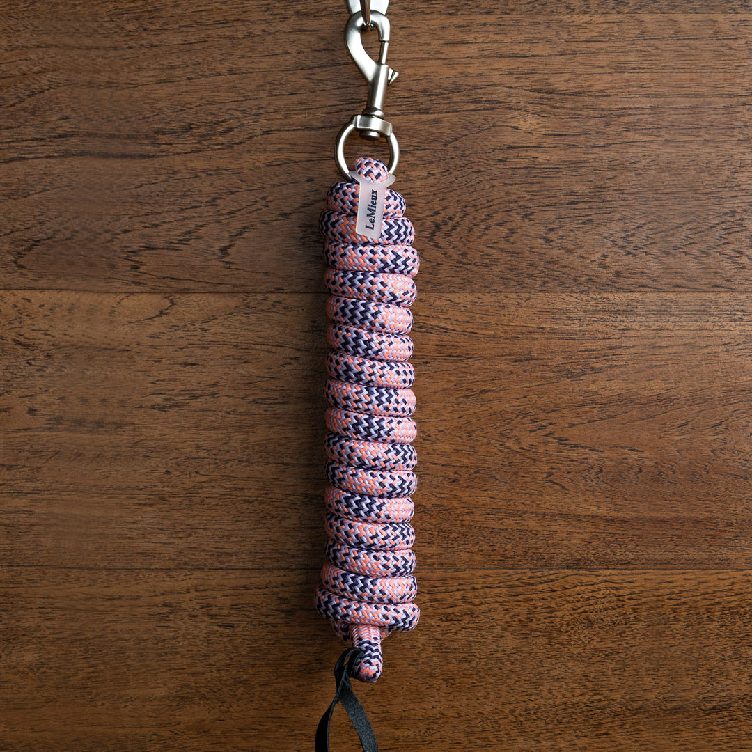 LeMieux Training Leadrope - Juniper/Lilac/Peach