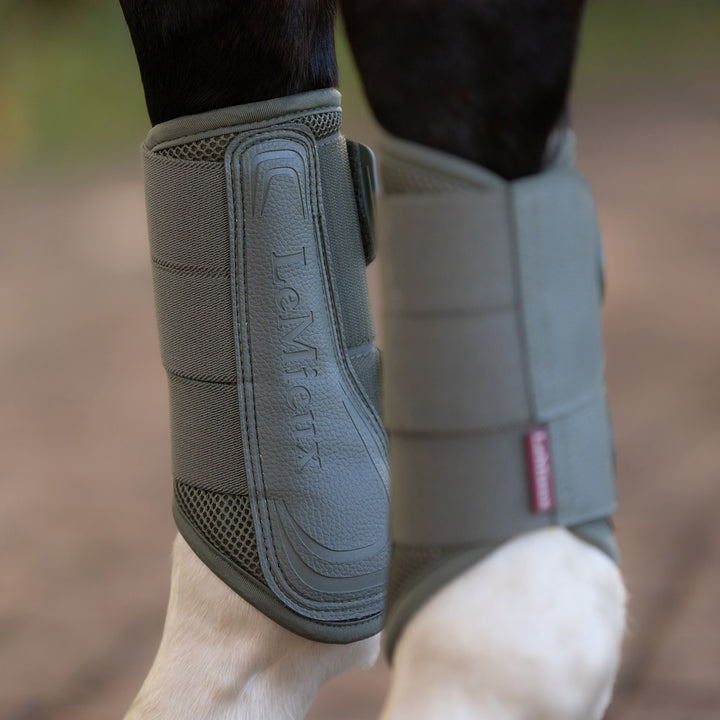 LeMieux Arika Mesh Brushing Boots - Rosemary