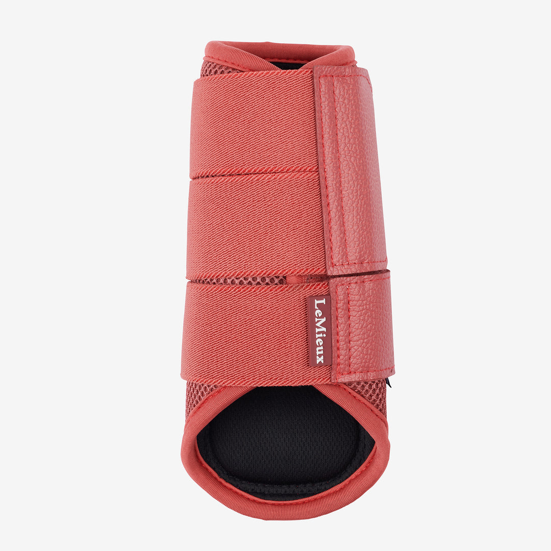 LeMieux Arika Mesh Brushing Boots - Cranberry