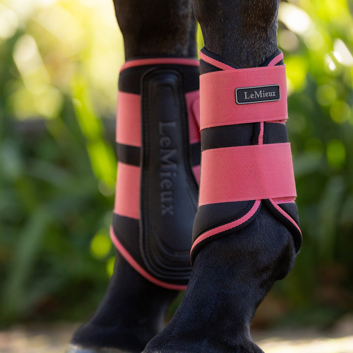 LeMieux Grafter Brushing Boots - Cranberry