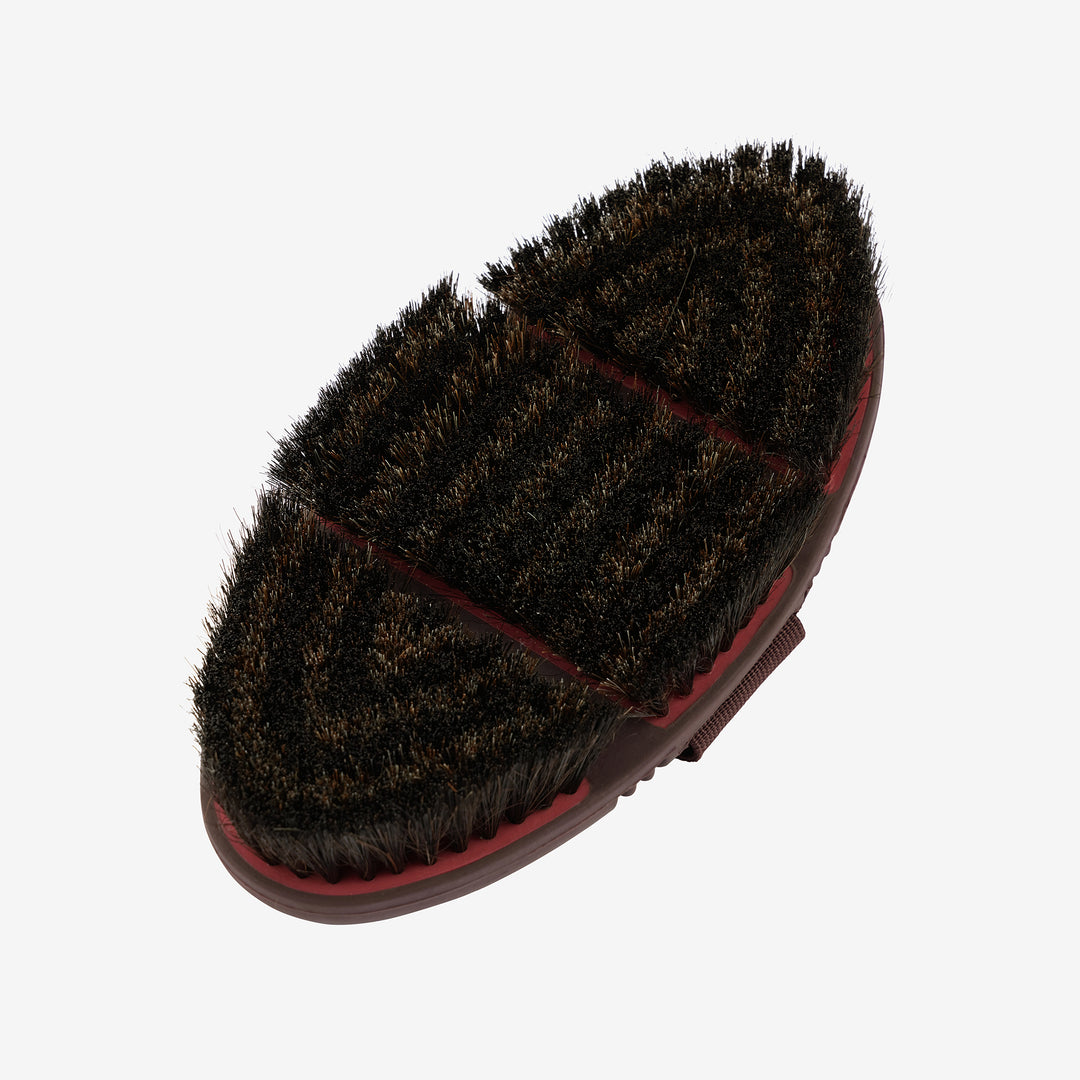 LeMieux Flexi Horse Hair Body Brush - Cranberry