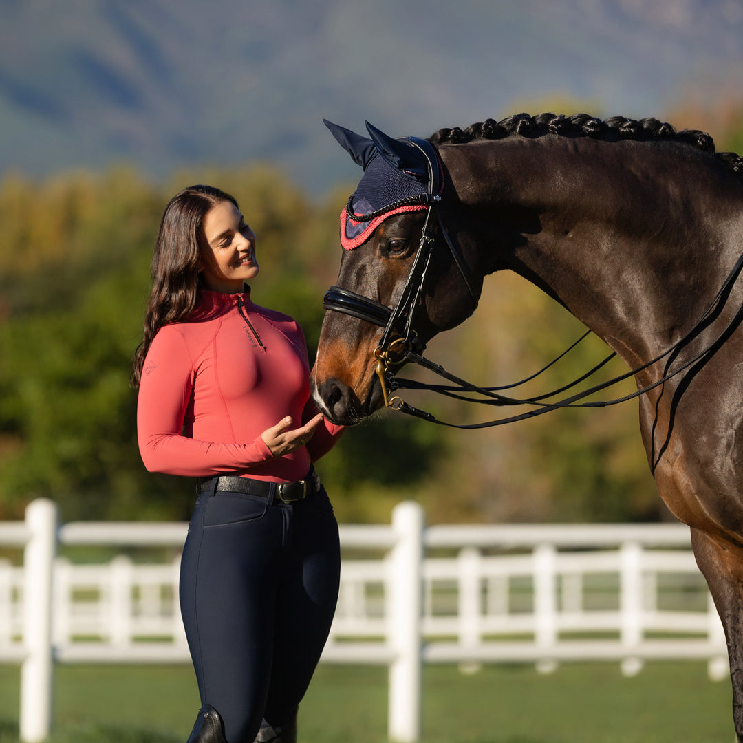 LeMieux Ladies Classique Base Layer - Cranberry