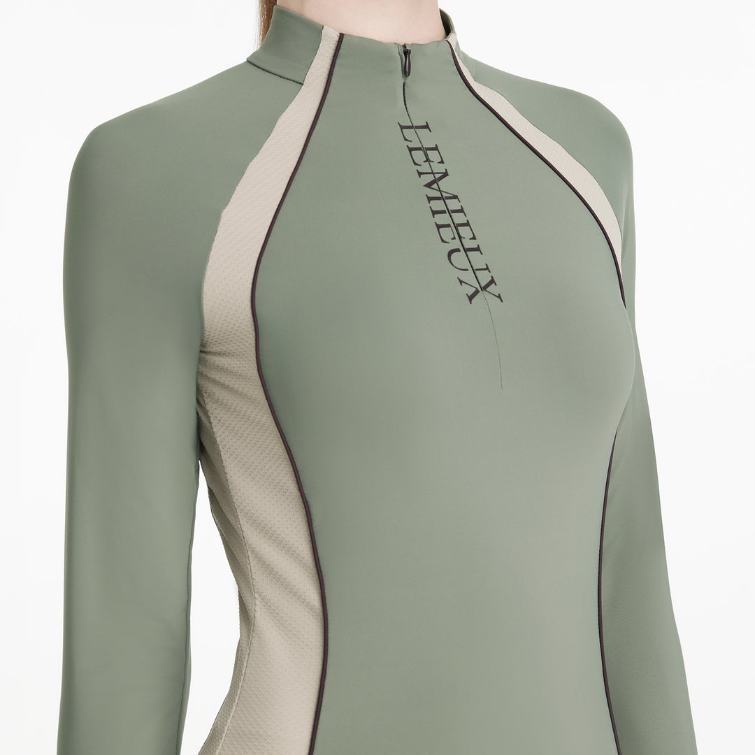 LeMieux Ladies Philippa Mesh Base Layer - Rosemary