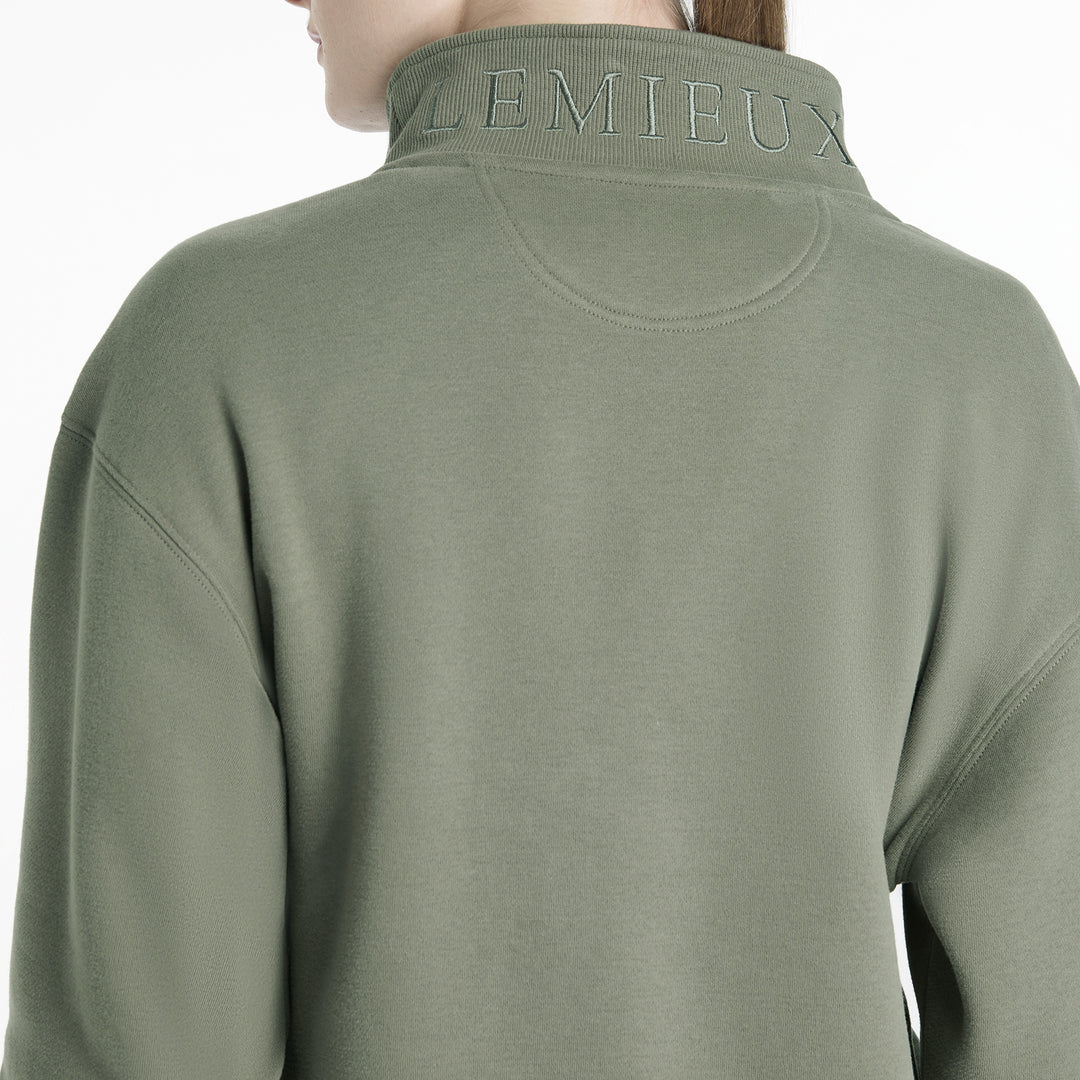 LeMieux Ladies Keira Quarter Zip Sweat - Rosemary
