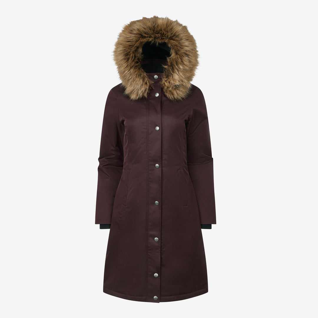 LeMieux Ladies Anya Waterproof Riding Coat - Damson
