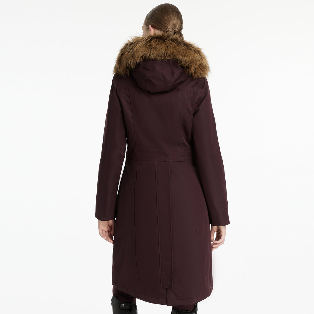 LeMieux Ladies Anya Waterproof Riding Coat - Damson