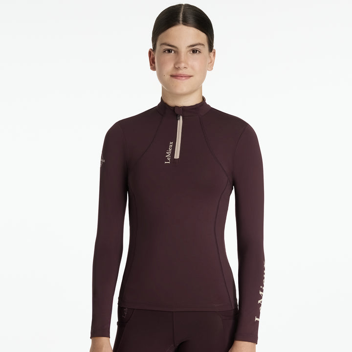 LeMieux Young Rider Classique Base Layer Damson