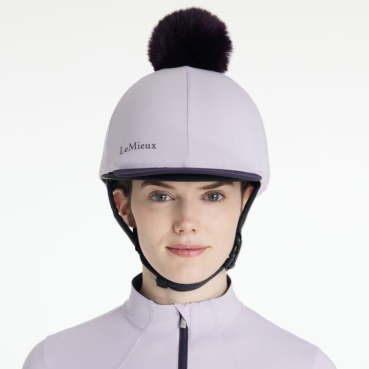 LeMieux Classique Pom Hat Silk - Lilac
