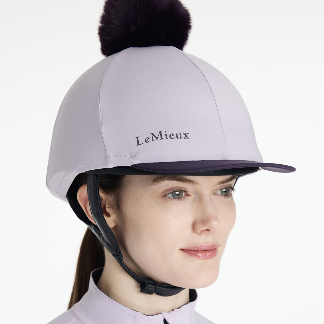 LeMieux Classique Pom Hat Silk - Lilac