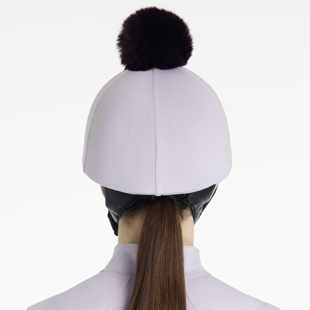 LeMieux Classique Pom Hat Silk - Lilac