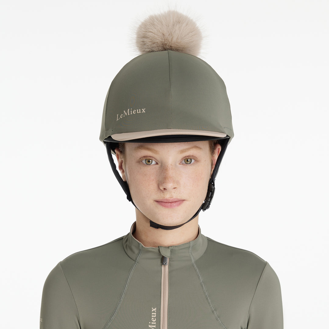 LeMieux Classique Pom Hat Silk - Rosemary