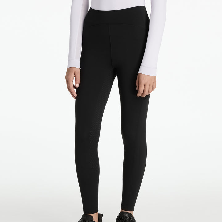 LeMieux Young Rider Nell Brushed Pull Ons Riding Leggings Black