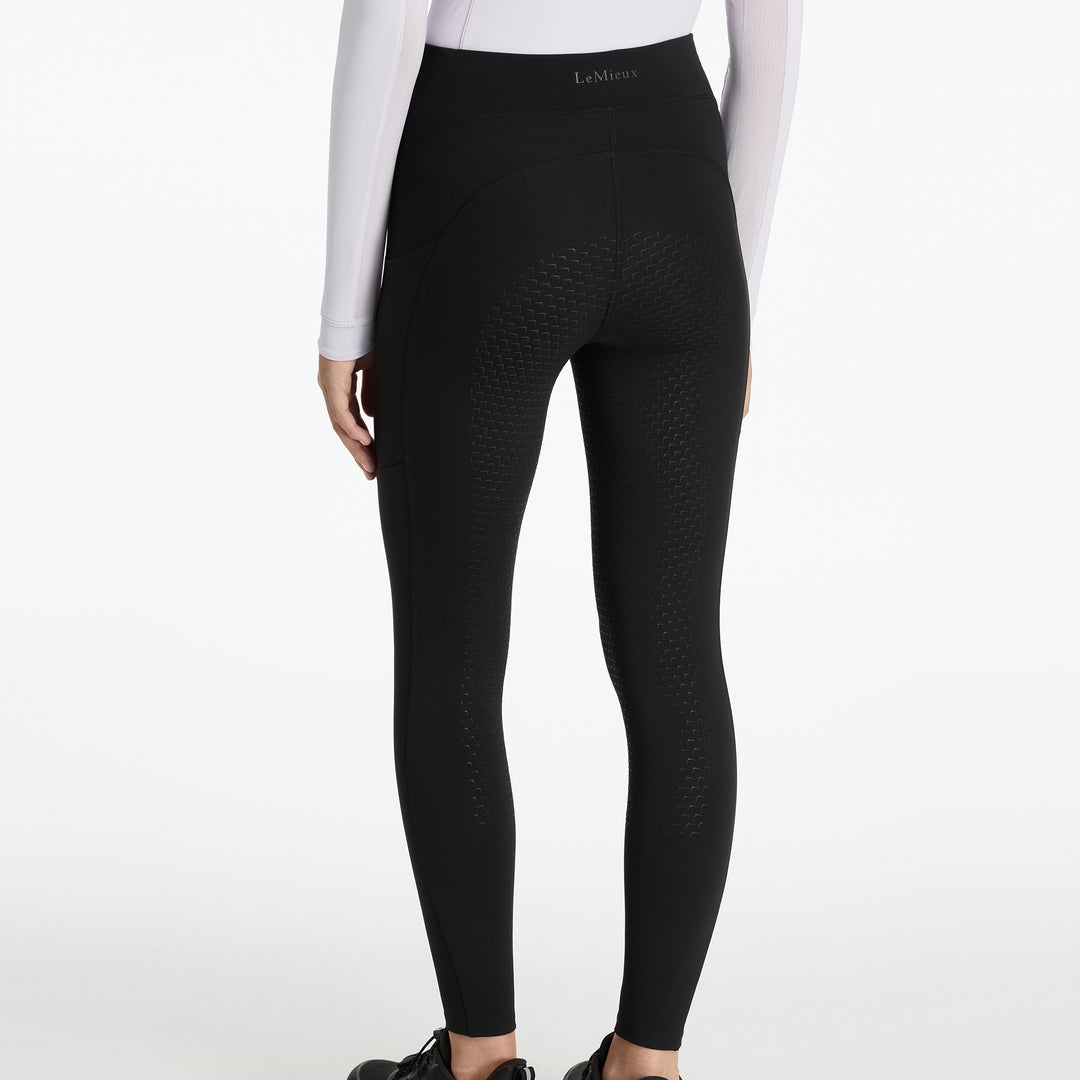 LeMieux Young Rider Nell Brushed Pull Ons Riding Leggings Black