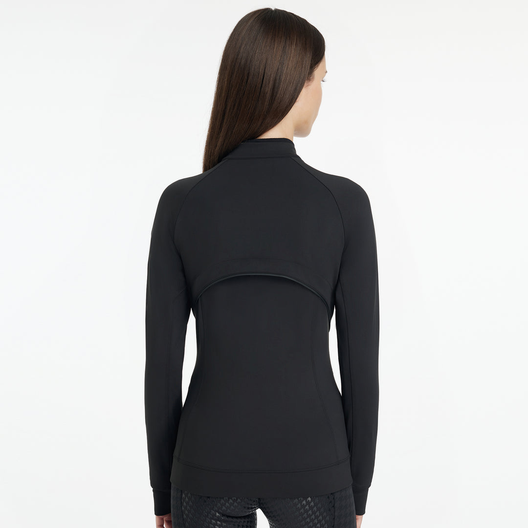 LeMieux Ladies Aspen Brushed Zip Through Jacket Black