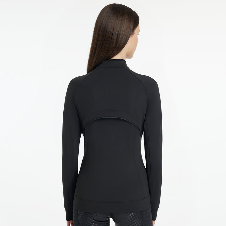 LeMieux Ladies Aspen Brushed Zip Through Jacket Black