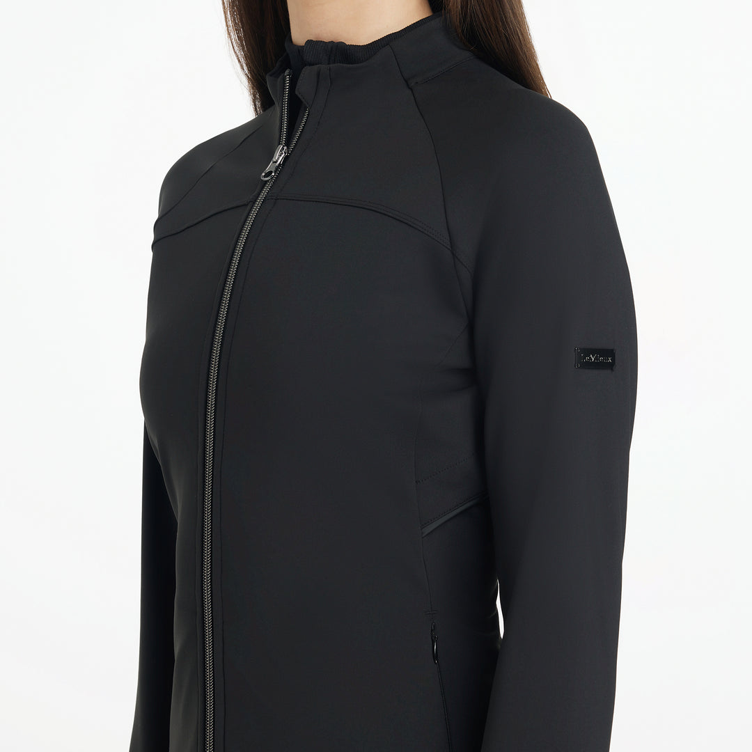 LeMieux Ladies Aspen Brushed Zip Through Jacket Black
