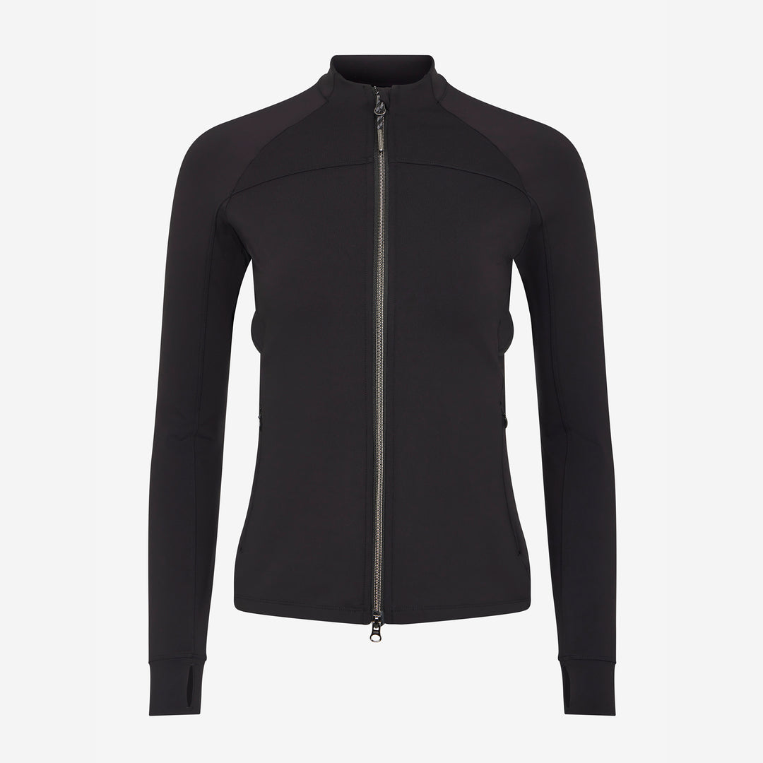 LeMieux Ladies Aspen Brushed Zip Through Jacket Black