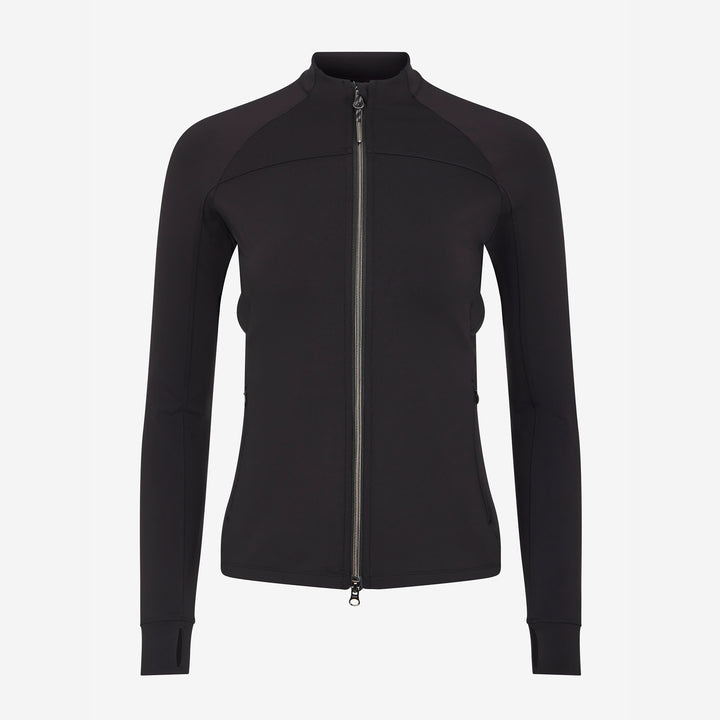 LeMieux Ladies Aspen Brushed Zip Through Jacket Black