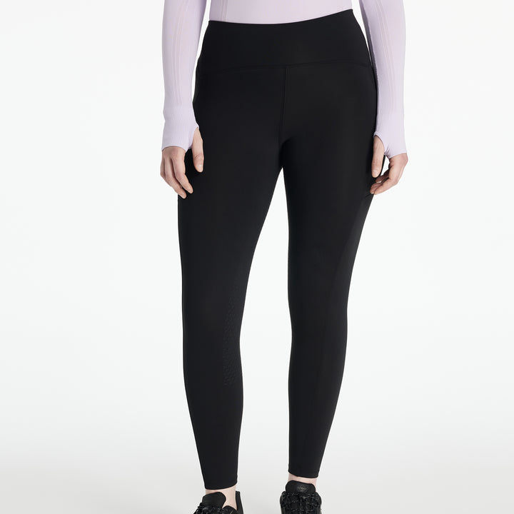 LeMieux Ladies Natalie Brushed Pull On Riding Leggings Black