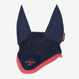 LeMieux Classic Fly Hood - Navy/Cranberry