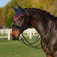 LeMieux Loire Fly Hood - Navy/Cranberry