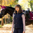 LeMieux Ladies Margot Hooded Gilet - Navy