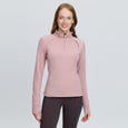 LeMieux Ladies Frances Quarter Zip Fleece - Cocoa