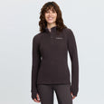 LeMieux Ladies Frances Quarter Zip Fleece - Cocoa