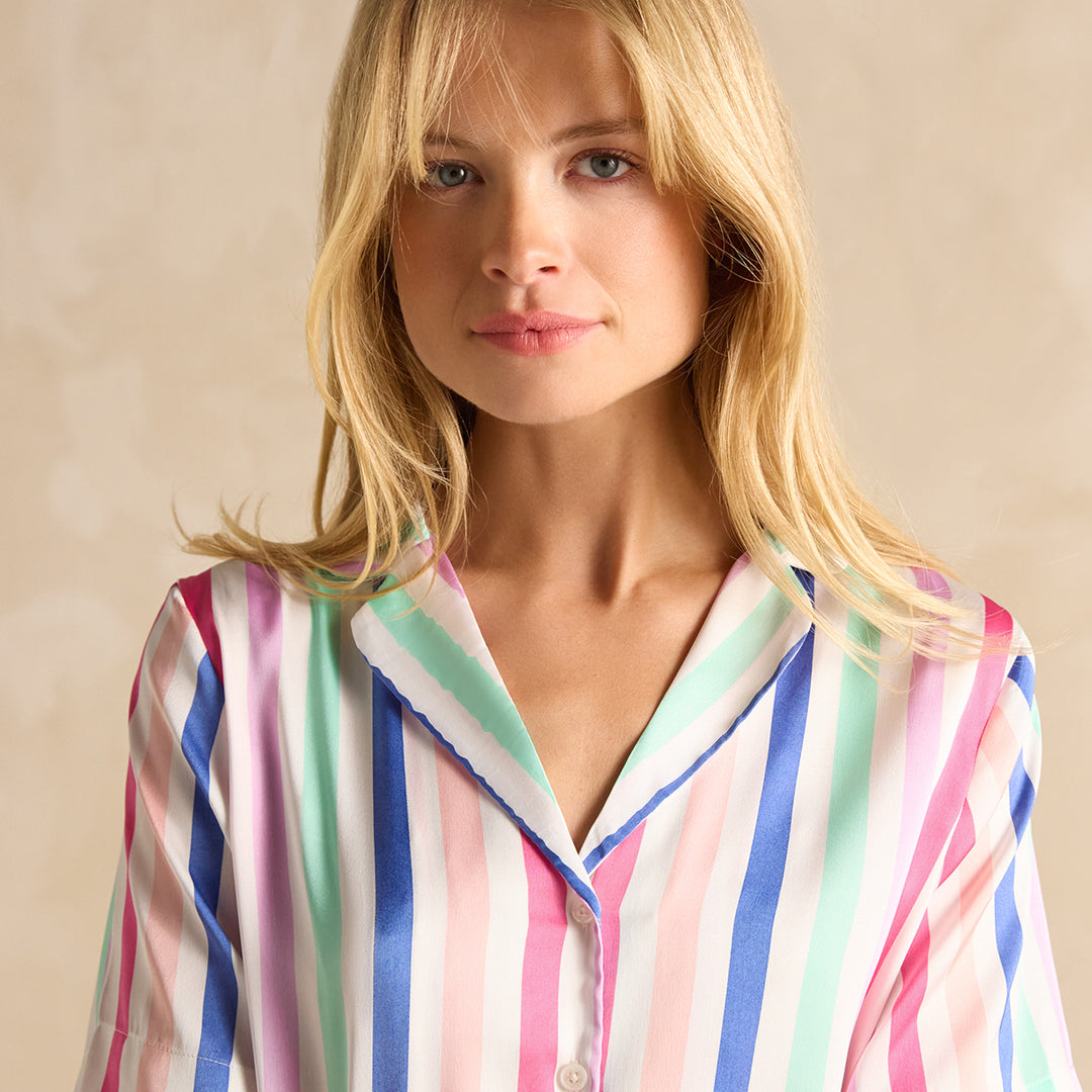 Joules Ladies Natalia Satin PJ Set