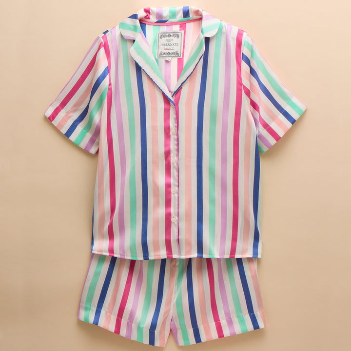 Joules Ladies Natalia Satin PJ Set