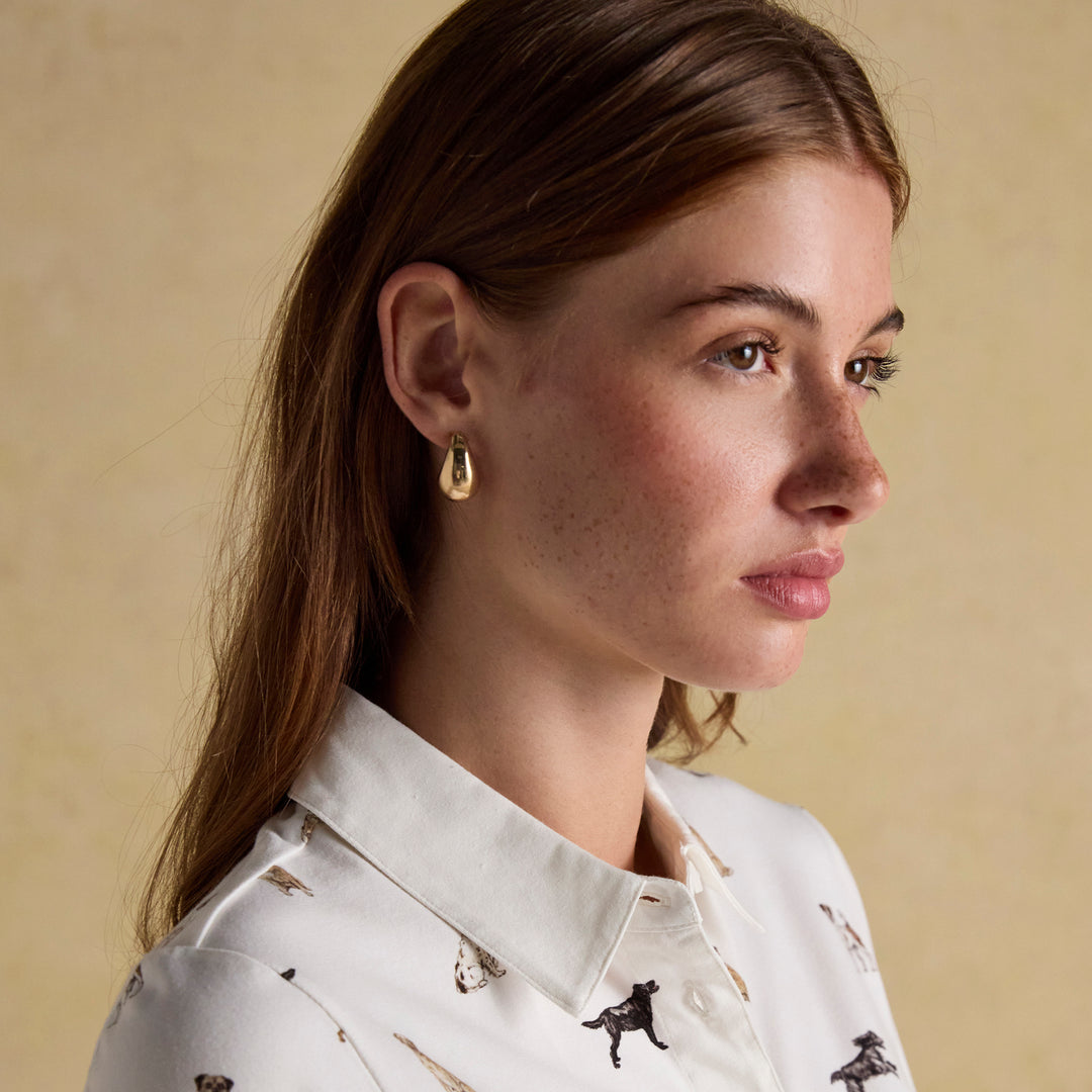 Joules Ladies Eleanor Dog Print Shirt