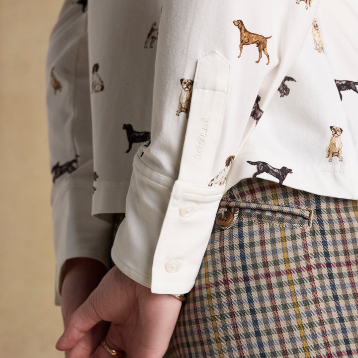 Joules Ladies Eleanor Dog Print Shirt