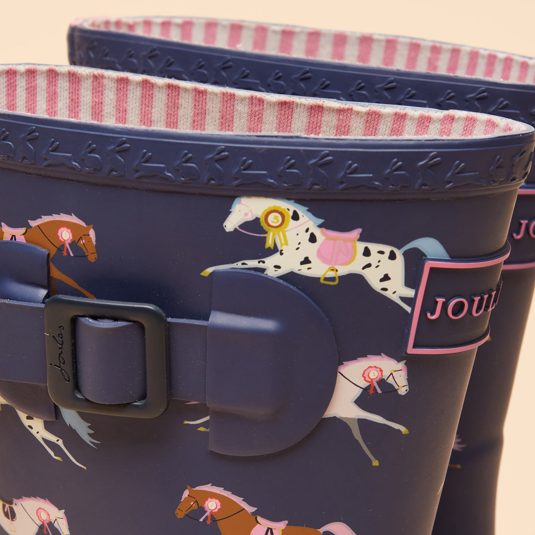 Joules Girls Junior Welly Print