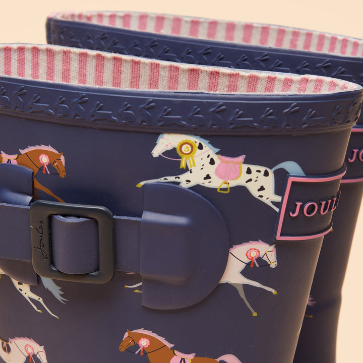 Joules Girls Junior Welly Print