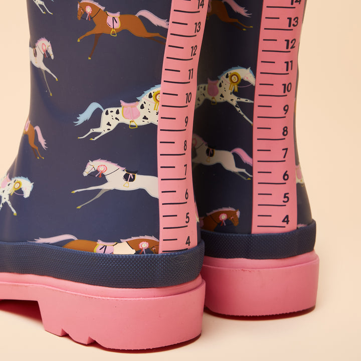 Joules Girls Junior Welly Print